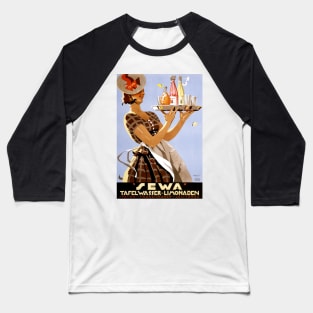 Vintage Travel Poster Germany SEWA Baseball T-Shirt